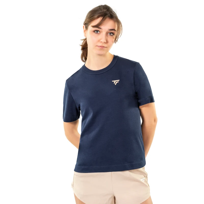 Graphic T-Shirt Damen-dunkelblau