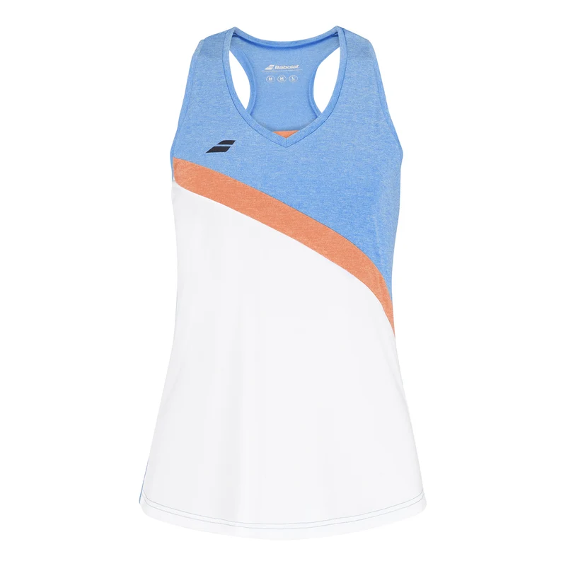 Play Tank-Top Damen-Weiß,Hellblau