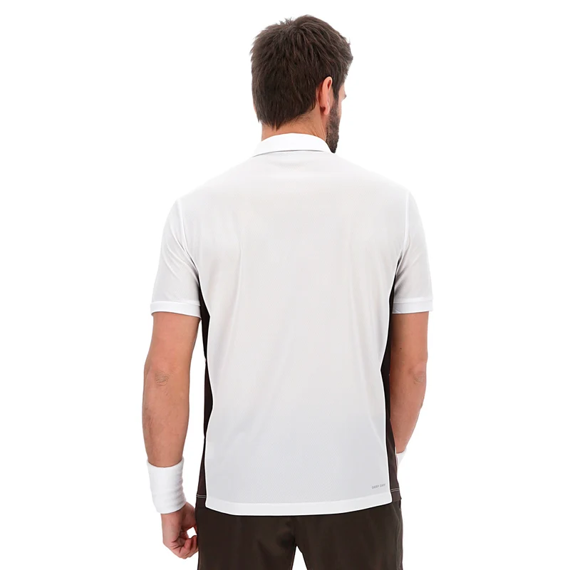 Tech VI Polo Herren - weiß, braun