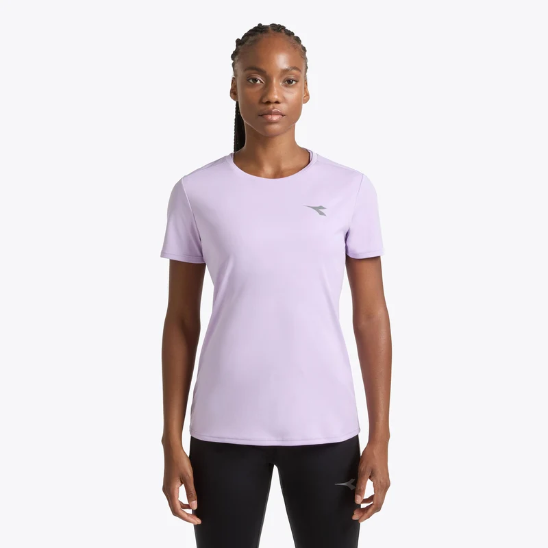 Run T-Shirt Damen - flieder