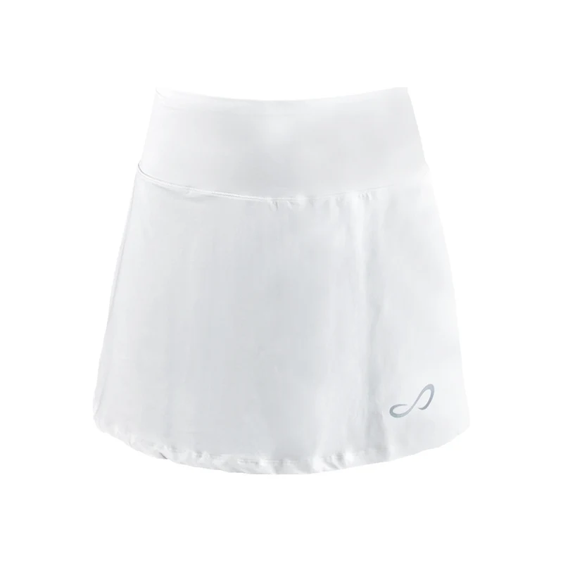 Minimal High Waist Rock Damen-Weiß,Silber