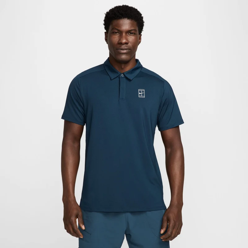 Court Dri-Fit Advantage Polo Herren-Dunkelblau,Weiß
