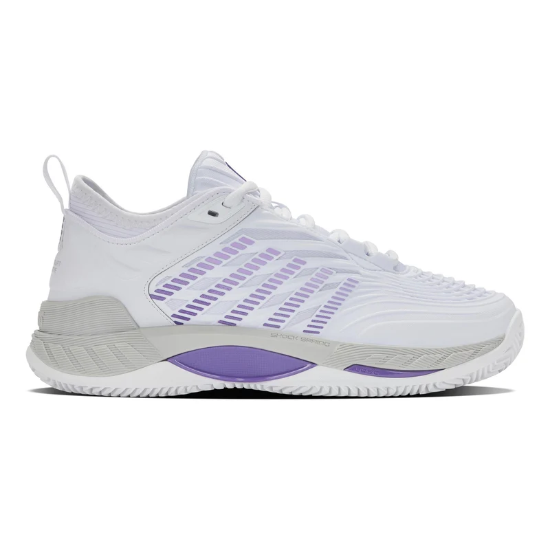 Hypercourt Supreme 2 Sandplatzschuh Damen - weiß, lavendel