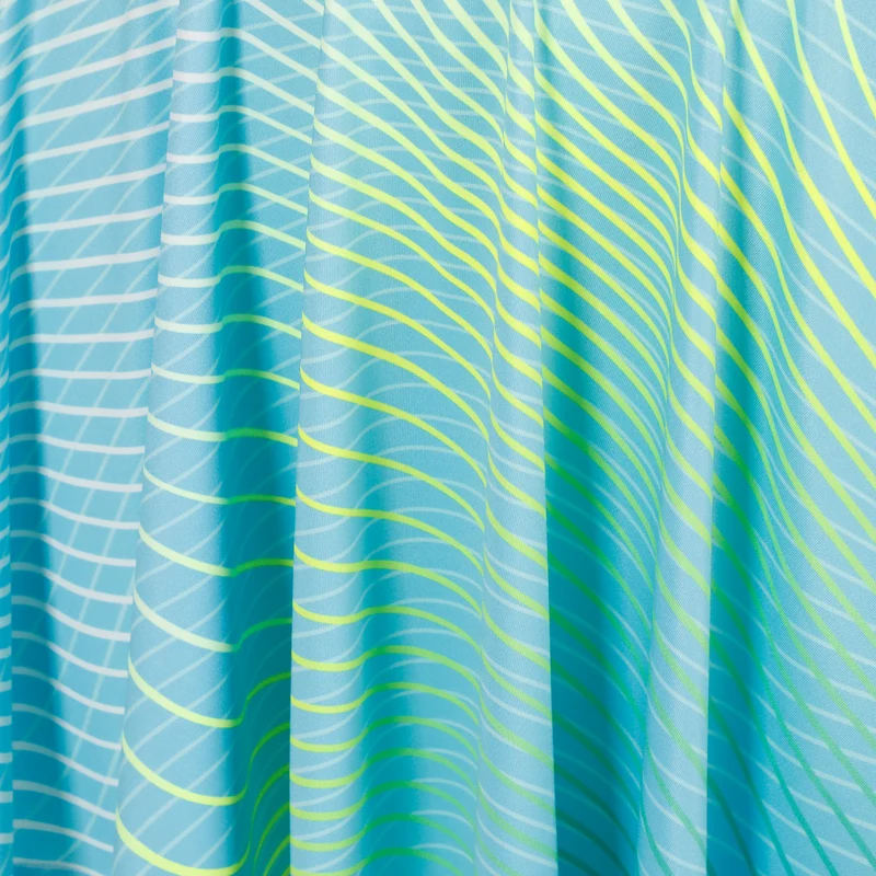 Out of Control Kleid Mädchen-blau, neongelb