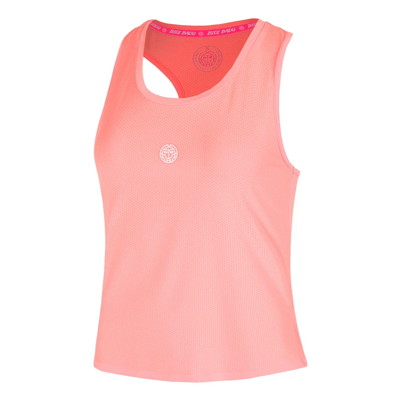 Out of Control Racerback Tank-Top Damen - pink, weiß