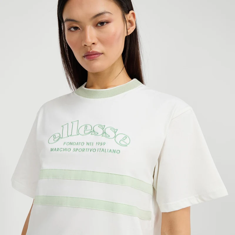 Thones T-Shirt Damen-Creme,Salbei