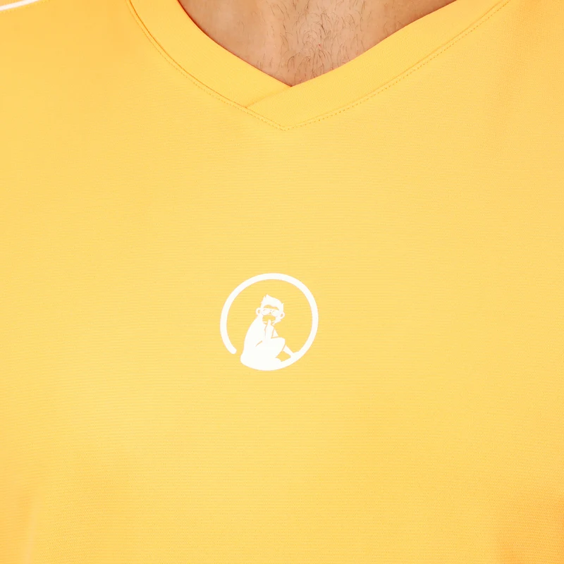 Glow Topspin V-Neck T-Shirt Herren - orange