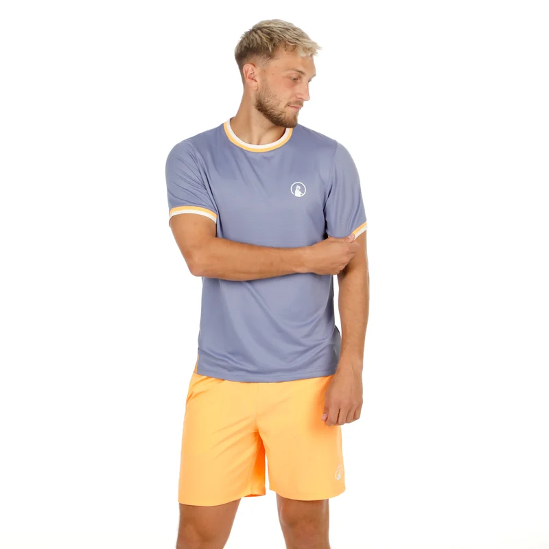 Glow Break Ringer T-Shirt Herren - blau