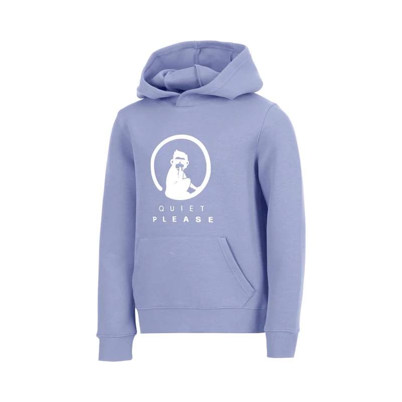 Glow Baseline Logo Hoody Jungen - blau