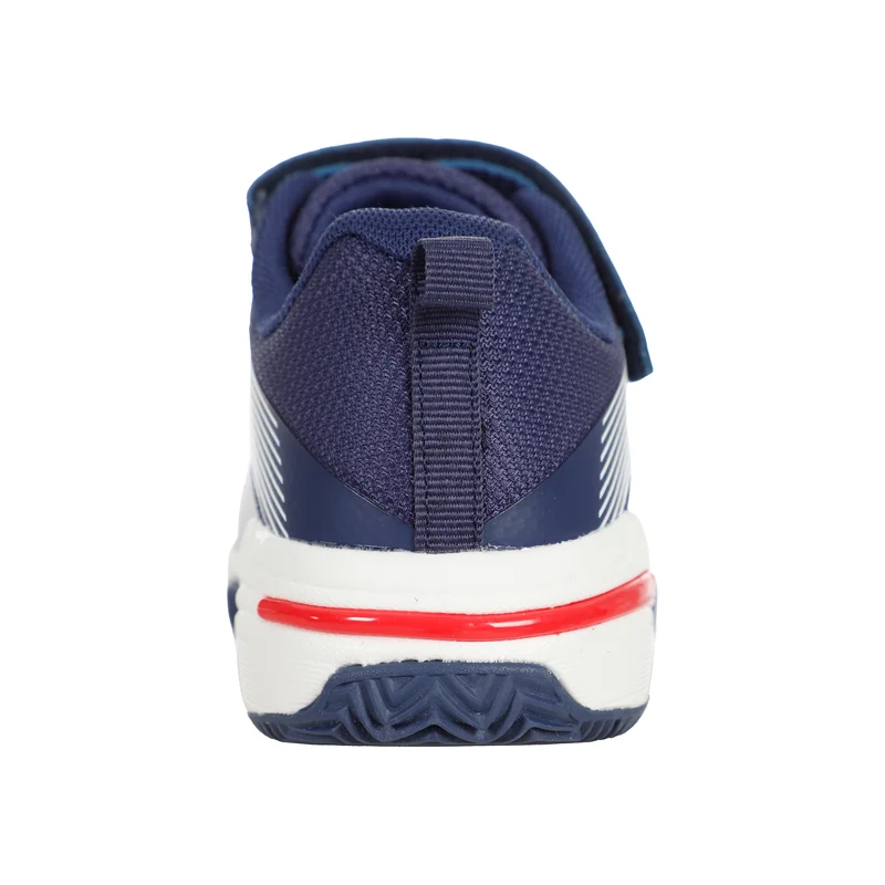 Match Velcro Clay Sandplatzschuh Kinder-Blau,Rot