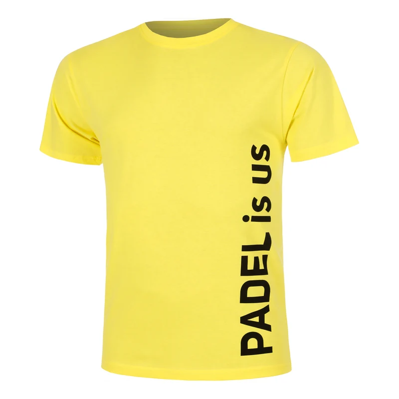 Padel Is Us T-Shirt Herren-Gelb,Schwarz