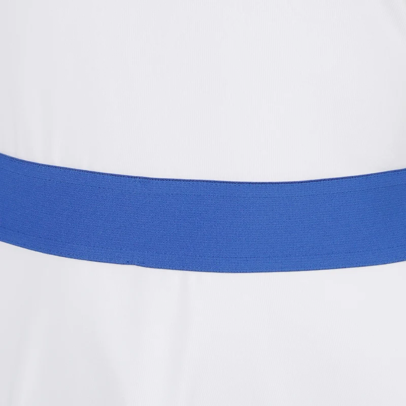 Racerback Kleid Mädchen - weiß, blau