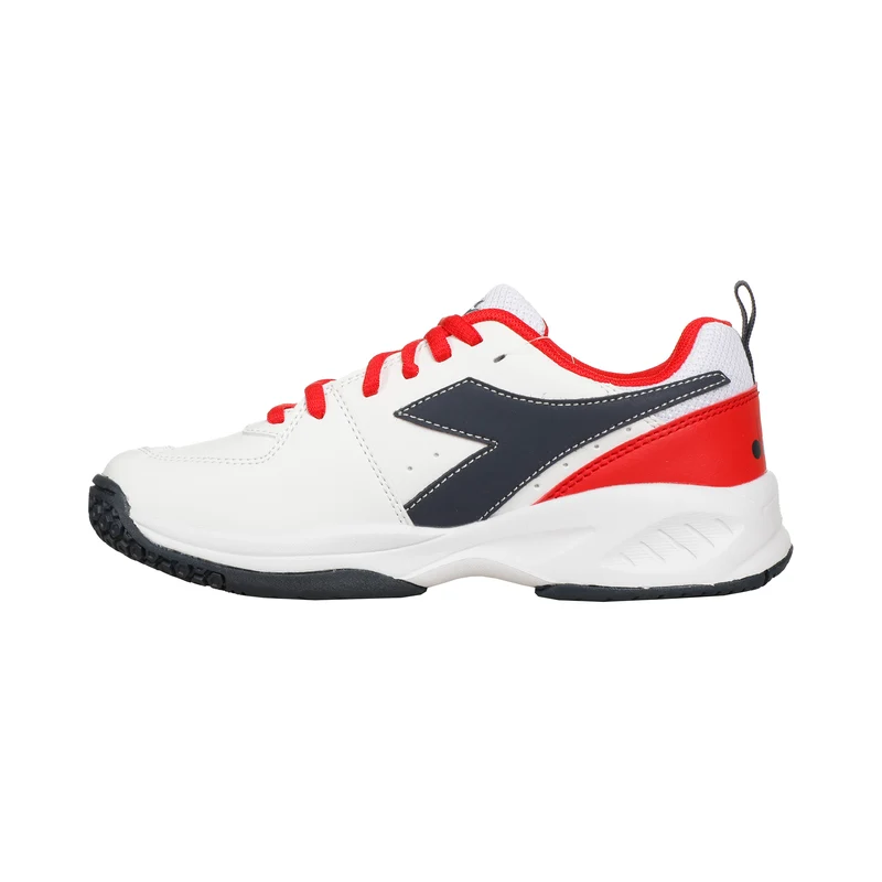 S. Challenge 5 SL Allcourtschuh Kinder - weiß, rot