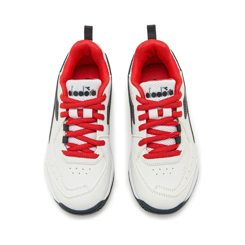 S. Challenge 5 SL Allcourtschuh Kinder - weiß, rot