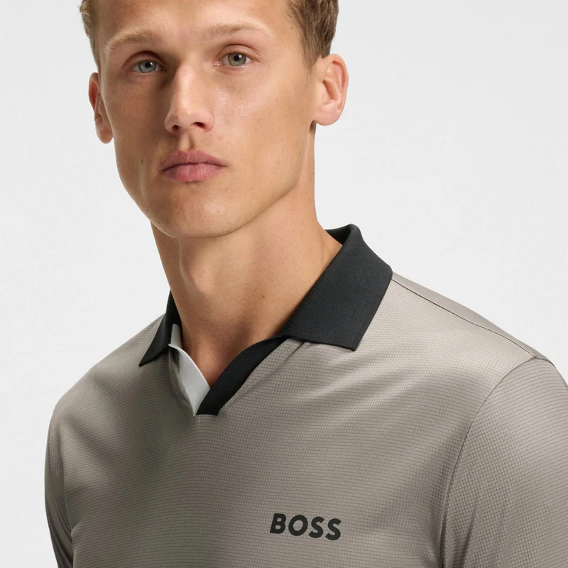 Palle TOC Polo Herren-Grau,Schwarz