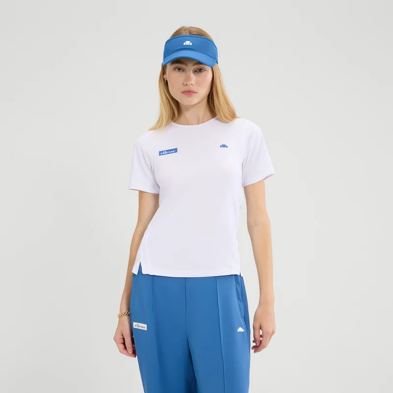 Farnese T-Shirt Damen-Weiß,Blau