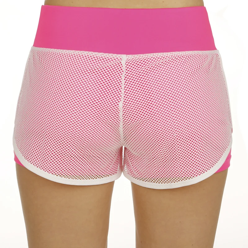 Efia Tech (2in1) Shorts Damen-Pink,Weiß