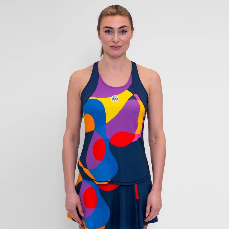 Twiggy Tank-Top Damen-Dunkelblau,Mehrfarbig