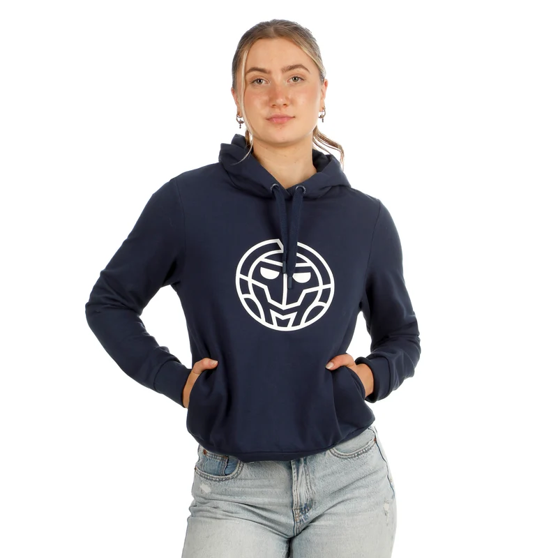 Crew Logo Hoody Damen-Dunkelblau
