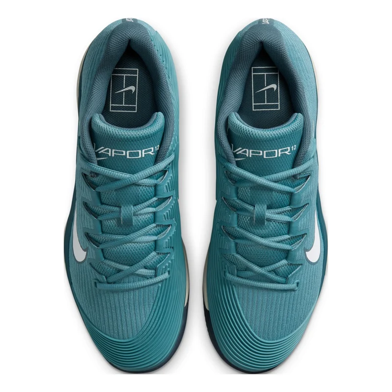 Zoom Vapor 12 Sandplatzschuh Herren - petrol, weiß