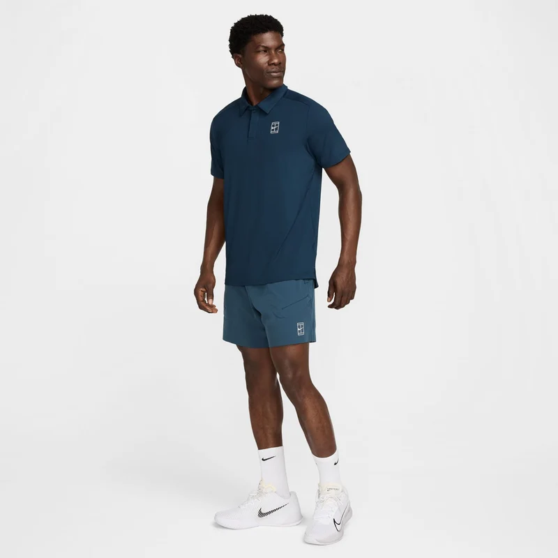 Court Dri-Fit Advantage 6in Shorts Herren-Dunkelblau,Weiß