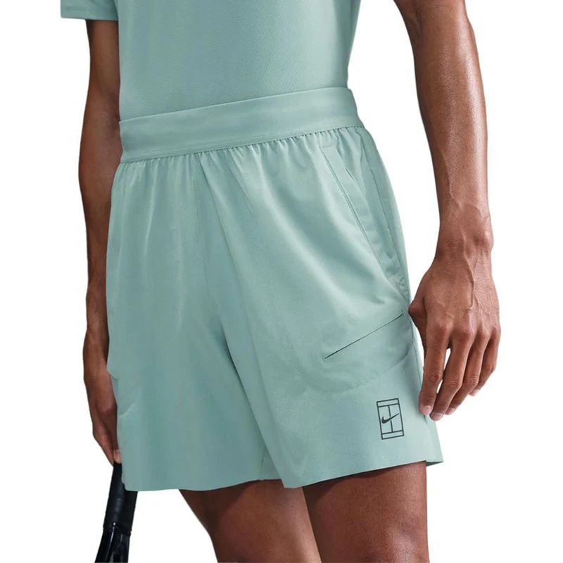 Court Dri-Fit Advantage 6in Shorts Herren-Blaugrau