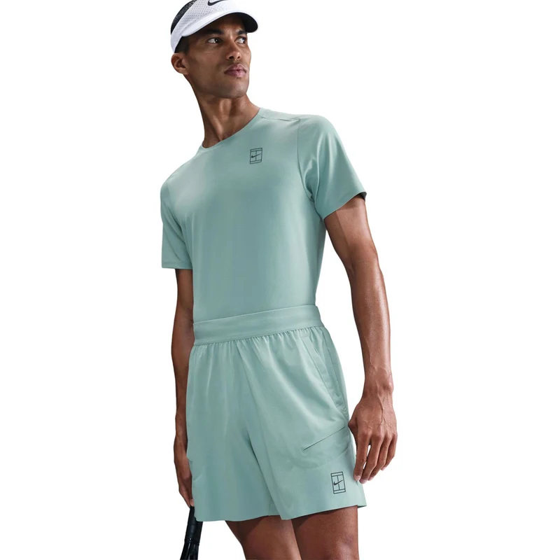 Court Dri-Fit Advantage 6in Shorts Herren-Blaugrau