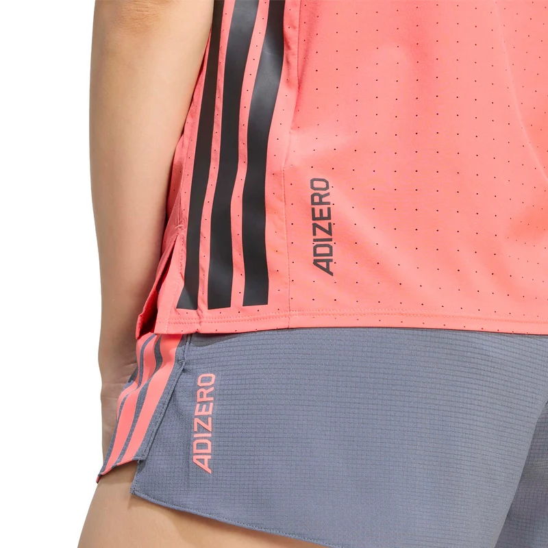 adizero Tee Laufshirt Damen - rot