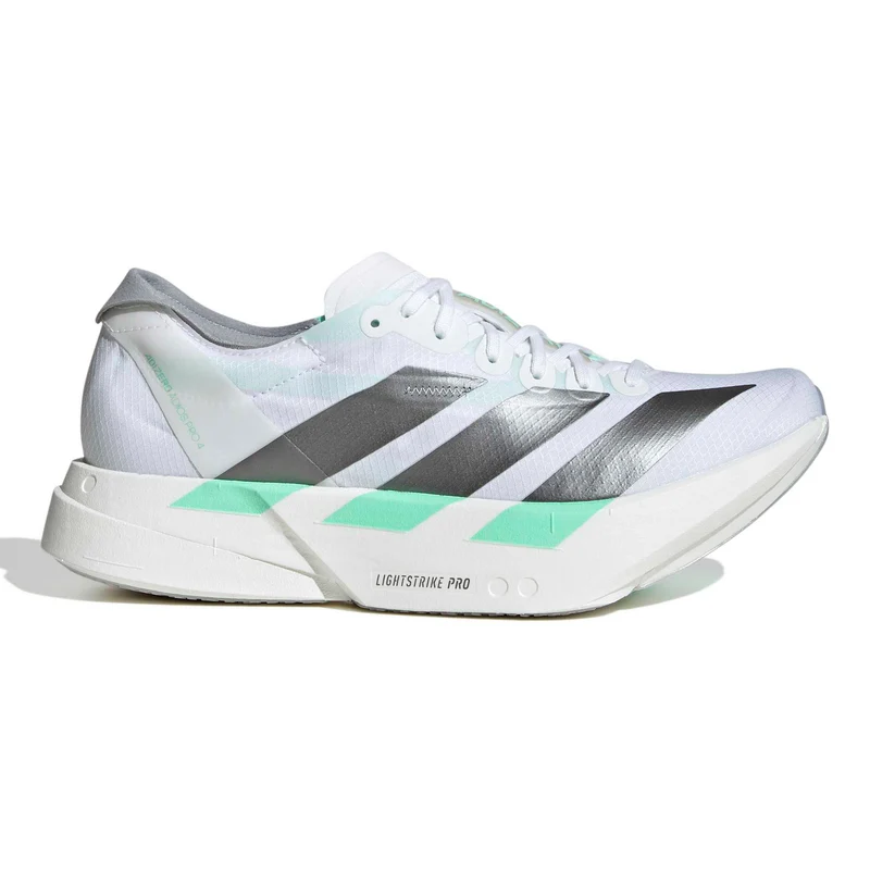 adizero Adios Pro 4 Wettkampfschuh Damen - weiß, mint