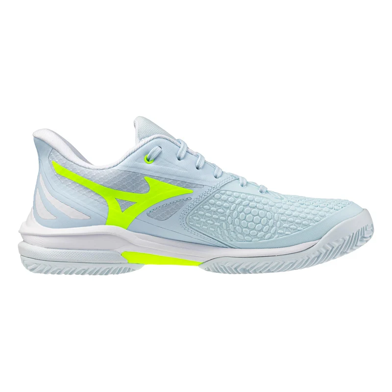 Wave Exceed Tour 7 Sandplatzschuh Damen - weiß, hellblau