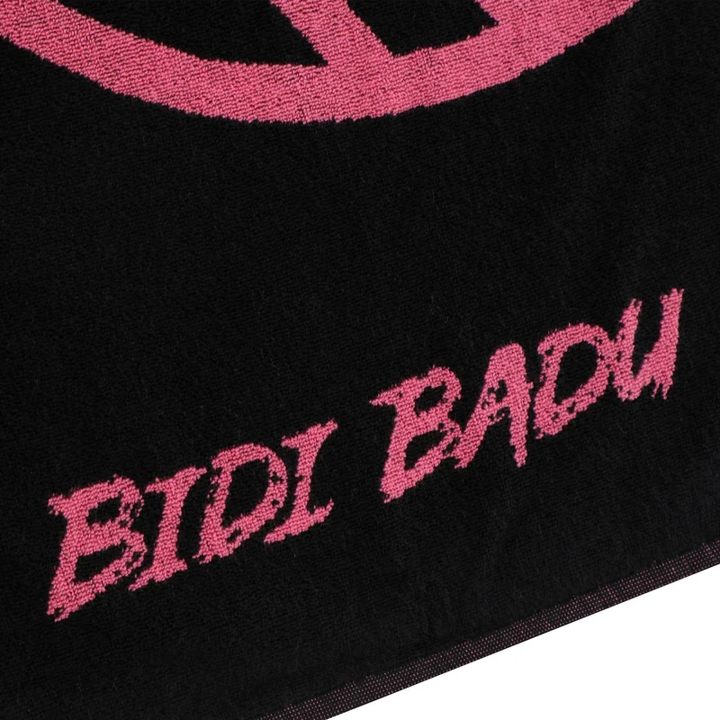 Badehandtuch 70x140cm Handtuch -schwarz,pink