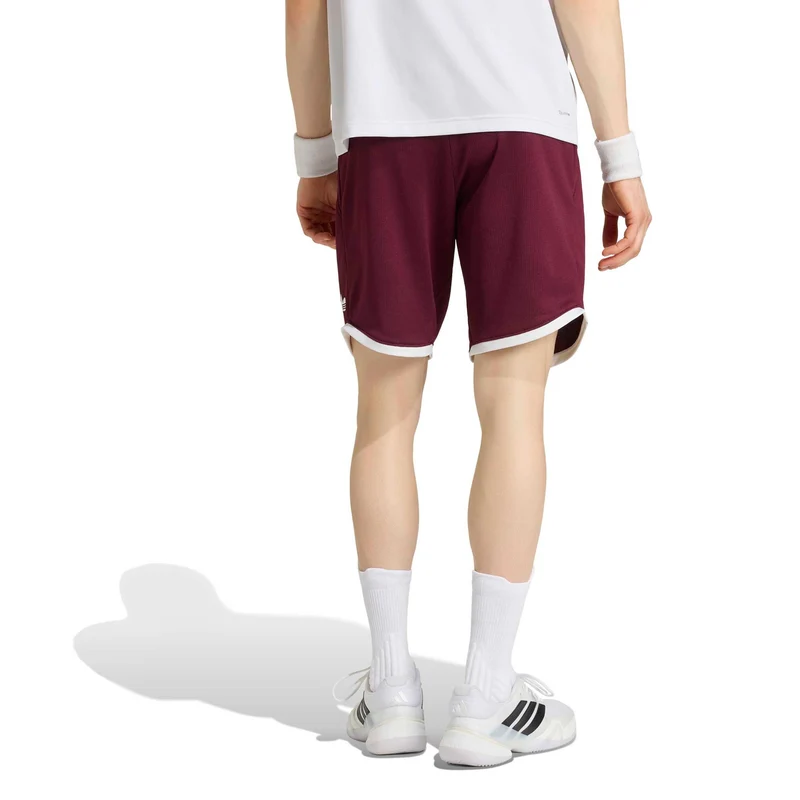 Classics 9Inch Shorts Herren - weinrot, weiß