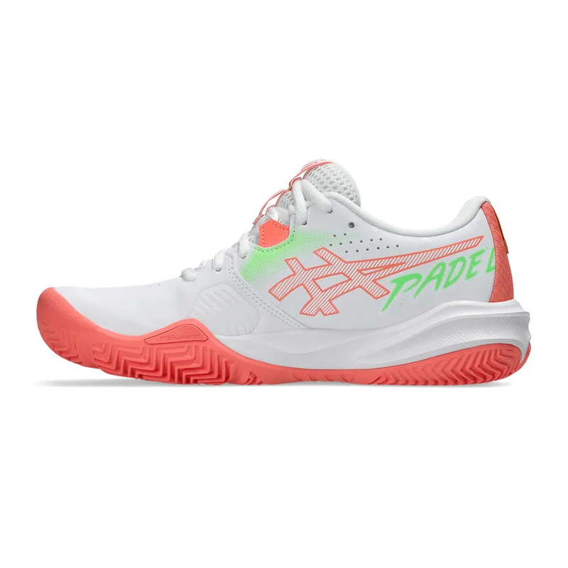 Gel-Challenger 15 Padelschuh Damen - weiß, koralle