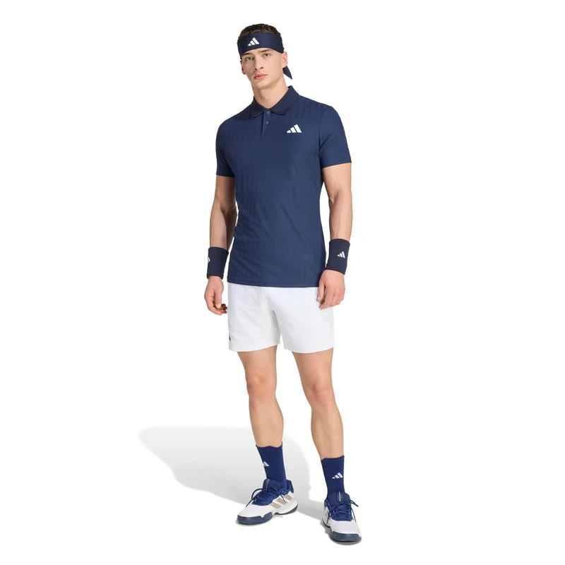 Freelift Polo Herren - dunkelblau, weiß