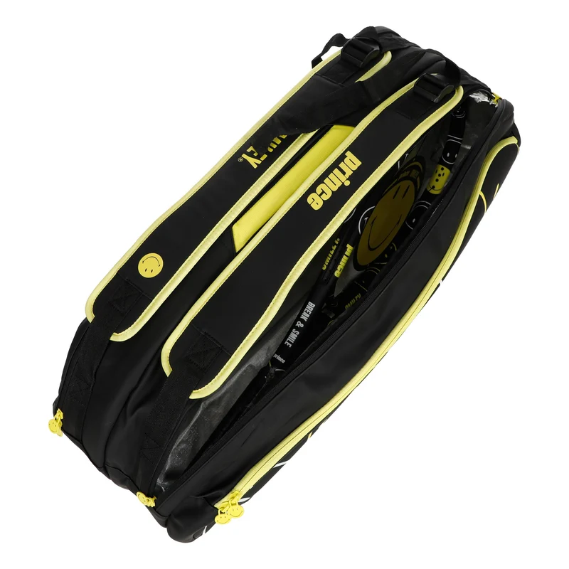 Smiley Schlägertasche 6er-Schwarz