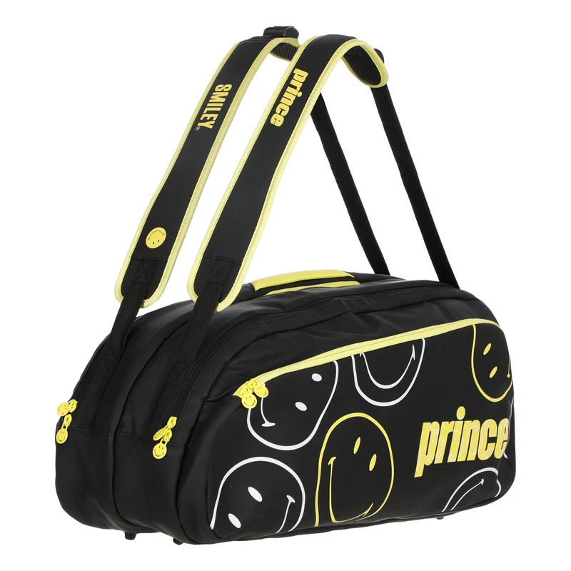Smiley Schlägertasche 6er-Schwarz