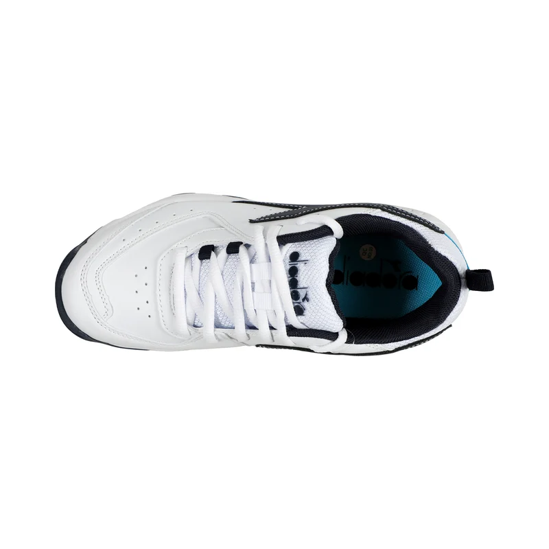 S. Challenge 5 SL Allcourtschuh Kinder - weiß, blau