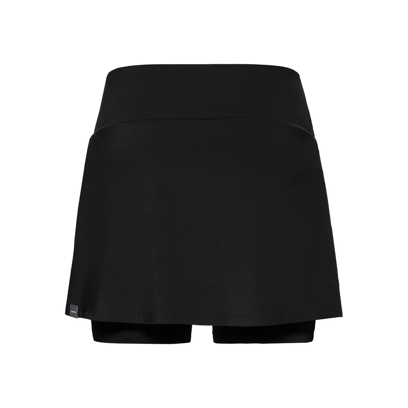 Club Basic Long Rock Damen-Schwarz,Silber