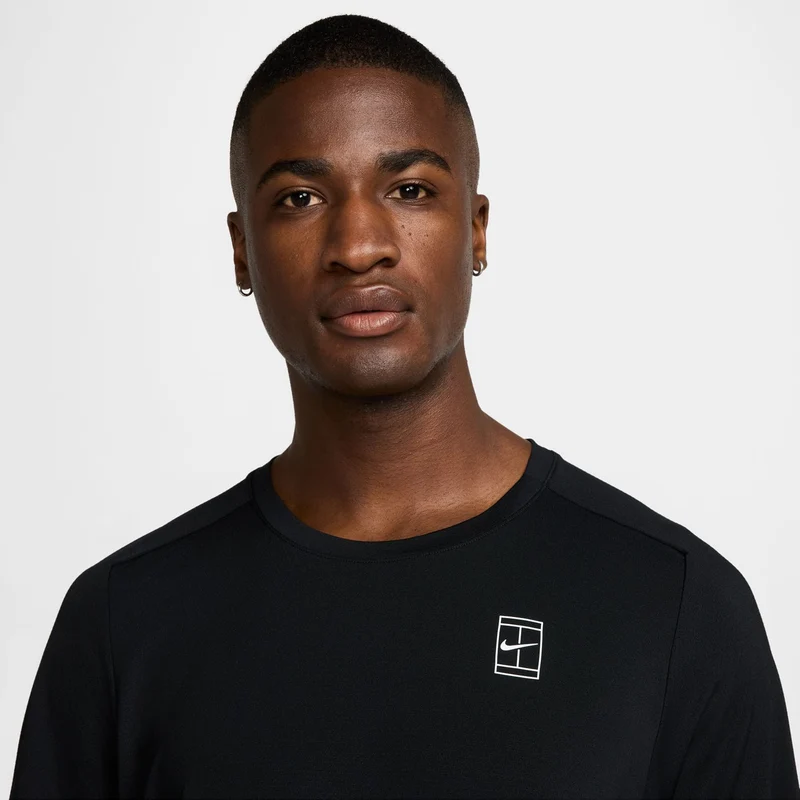 Court Dri-Fit Advantage T-Shirt Herren-Schwarz,Weiß