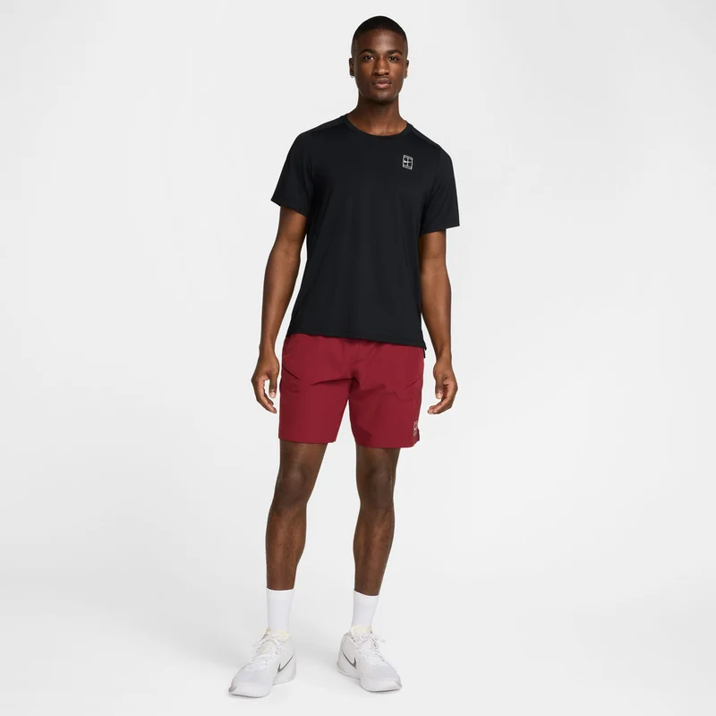 Court Dri-Fit Advantage T-Shirt Herren-Schwarz,Weiß