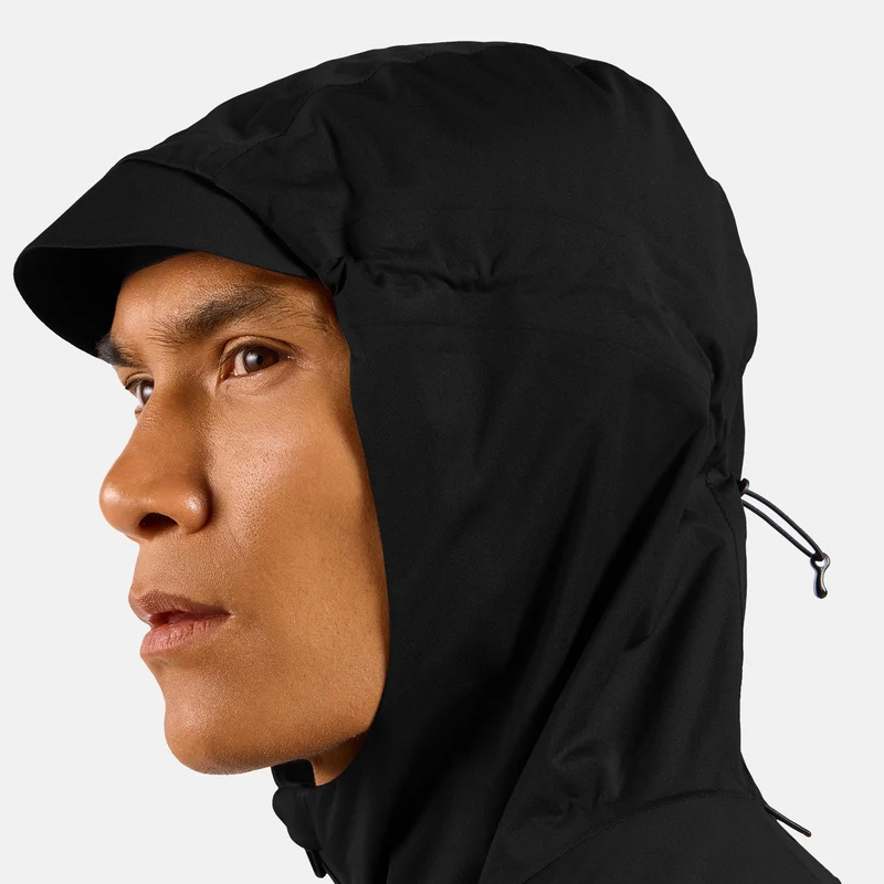X-Alp Waterproof Laufjacke Herren - schwarz