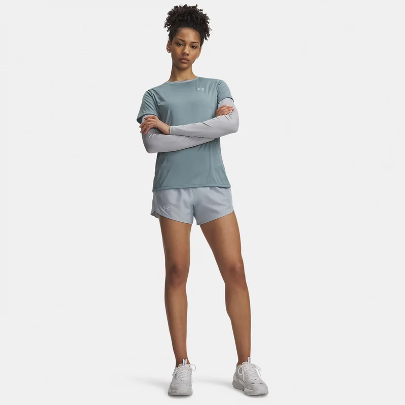 Fly By 3in Laufshorts Damen - blaugrau