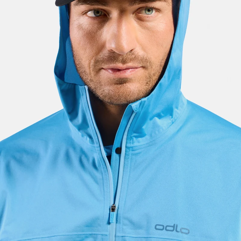 X-Alp Waterproof Laufjacke Herren - hellblau