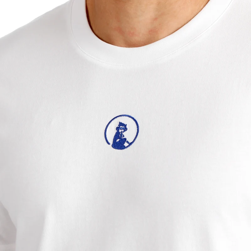 Crush T-Line T-Shirt Herren-weiß, blau