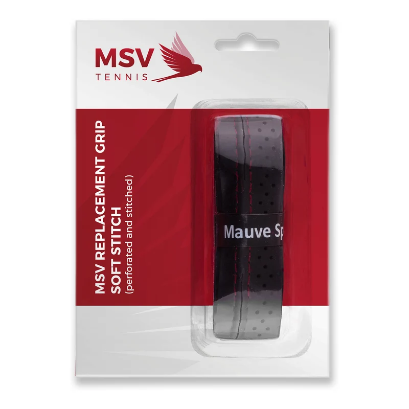 Basic Grip Soft-Stich Perforated And Stitched 1er Pack-Schwarz