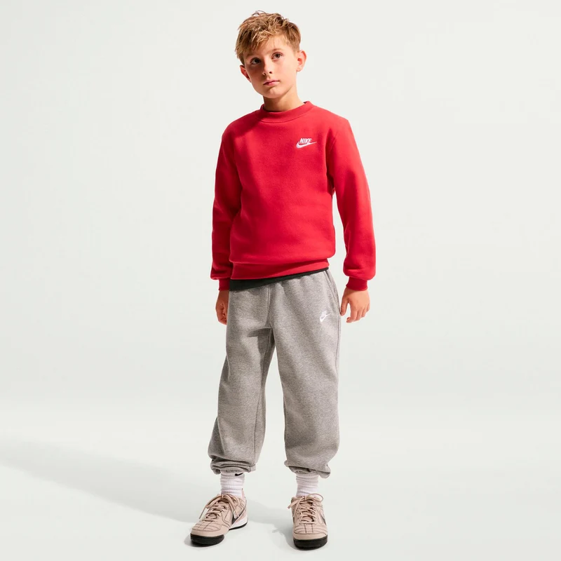 Club Fleece Sweatshirt Kinder - rot