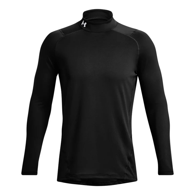 Coldgear Fitted Crew Longsleeve Herren - schwarz,