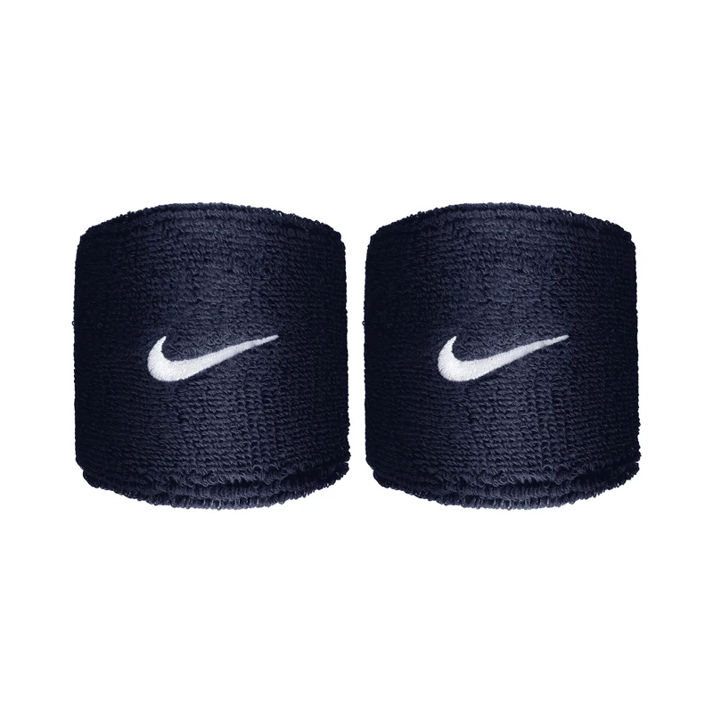 Swoosh Classic Schweißband kurz - dunkelblau, weiß
