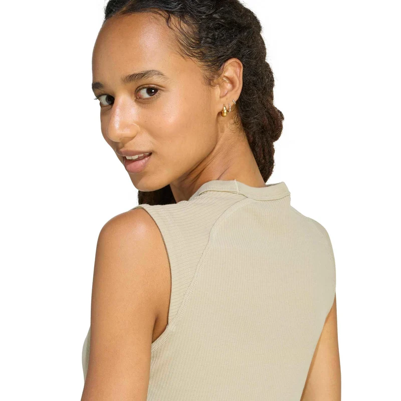 All SZN Rib Tank-Top Damen - beige