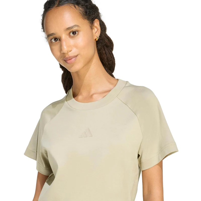 Regular T-Shirt Damen - beige